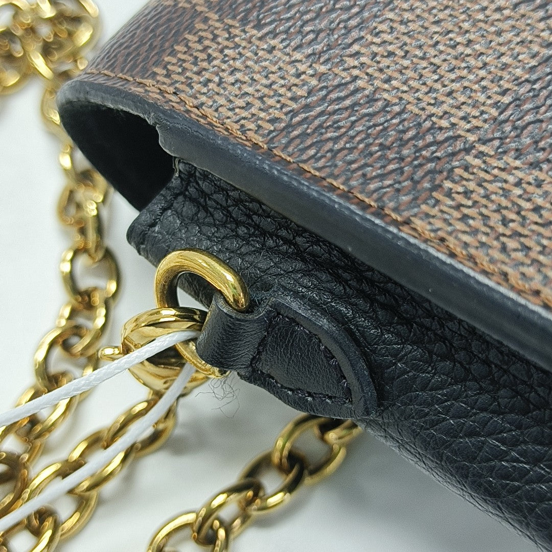 VAVIN Damier Ebene Coated Canvas Brown