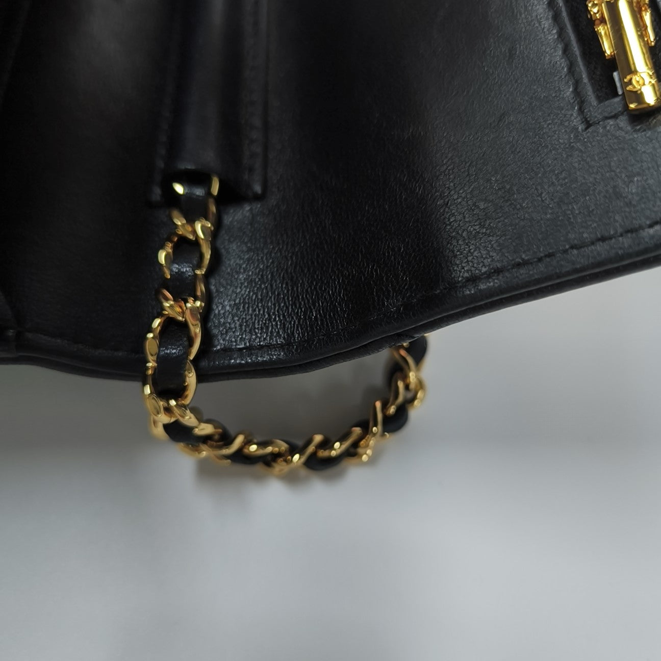 WOC Quilted Lambskin Black