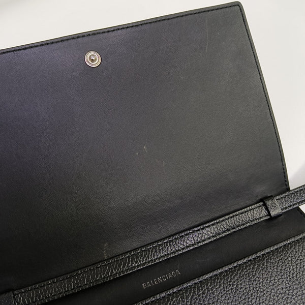 Calfskin Shoulder Bag Black