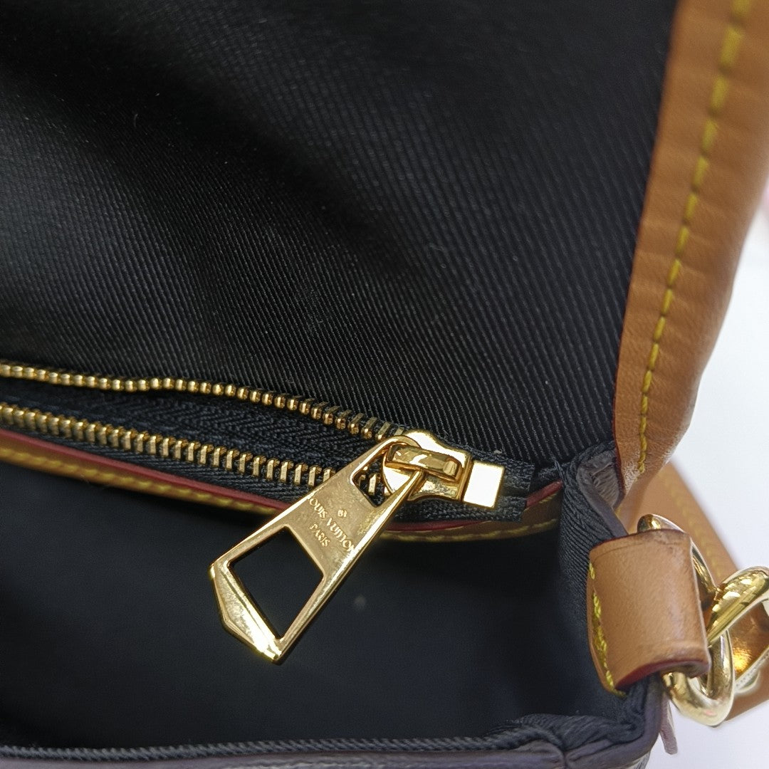 DIANE Monogram Coated Canvas Brown