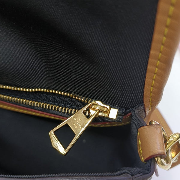 DIANE Monogram Coated Canvas Brown