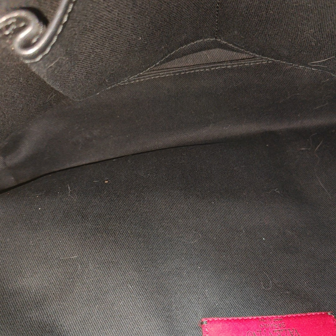 Coated Canvas Tote Bag Black