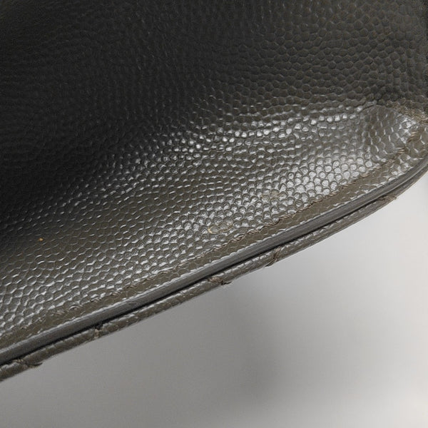 ENVELOPE Small Quilted Calfskin Gray