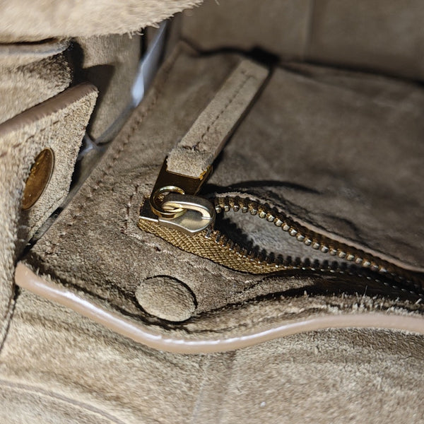 Cassette Medium Suede Beige