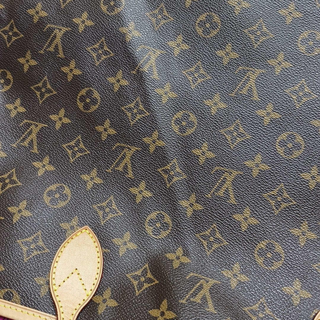 NEVERFULL GM Monogram Coated Canvas Brown