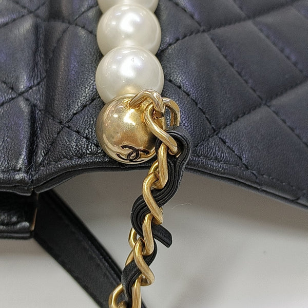 Quilted Lambskin Mini Black