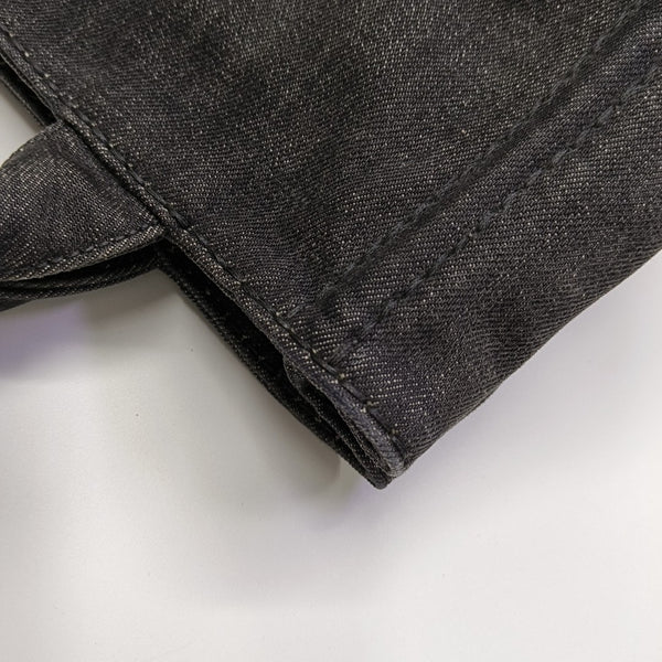 Denim Quilted Denim Black