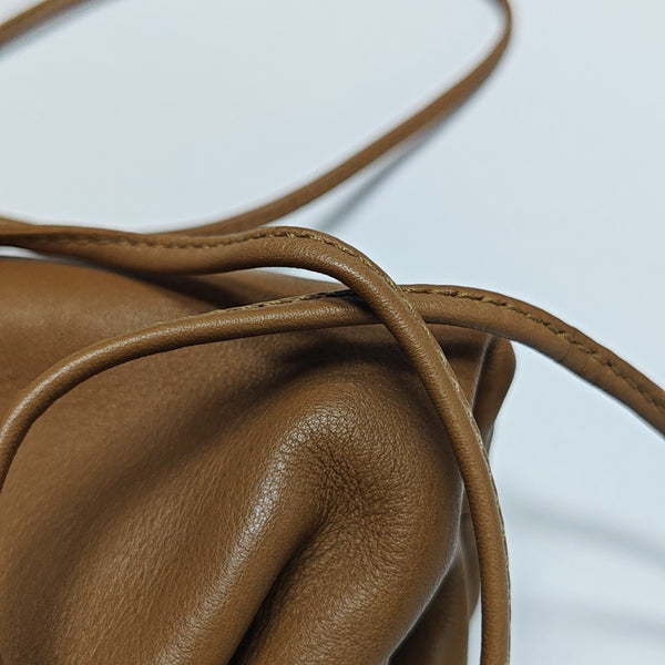 The Pouch Mini Calfskin Brown