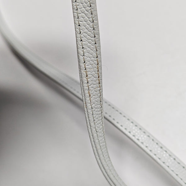 Grained Calfskin Shoulder Bag Mini Green