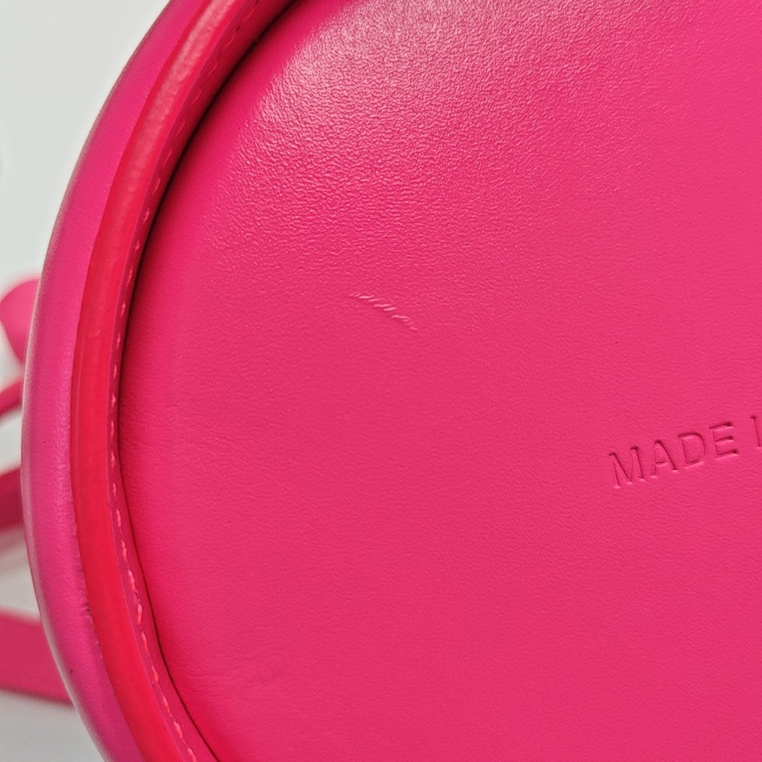 Calfskin Bucket Bag Pink