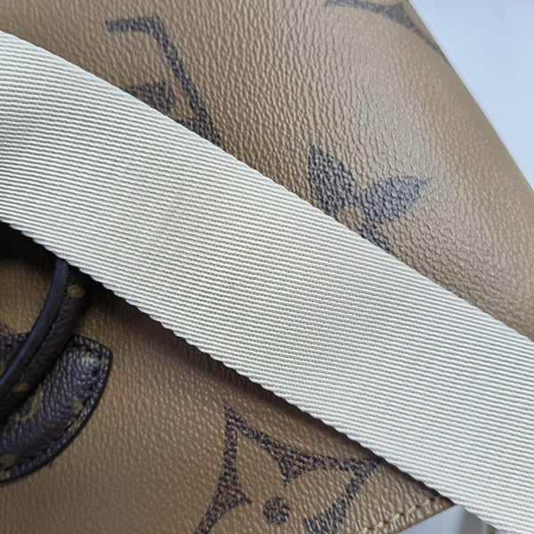 ONTHEGO PM Monogram Coated Canvas Brown