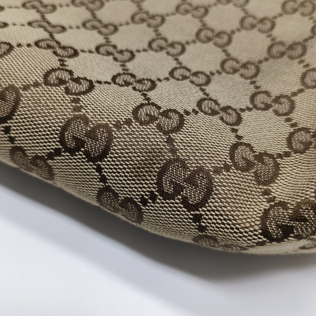 Monogram Canvas Crossbody Bag Beige
