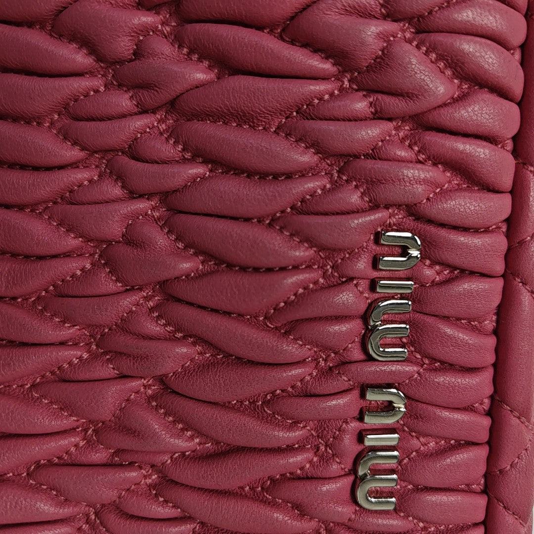 Crystal Quilted Lambskin Pink