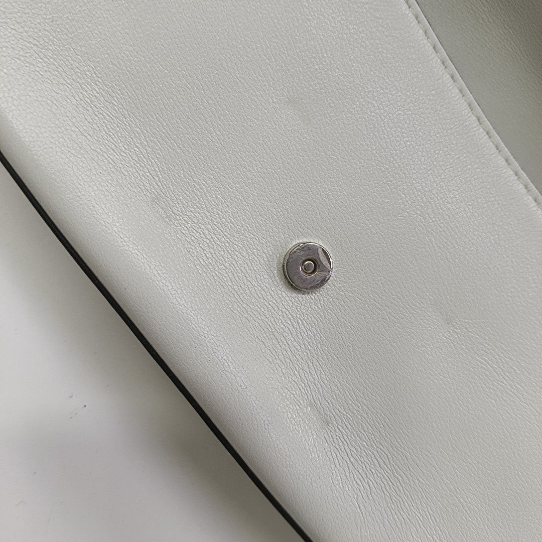 Baguette Mini Calfskin White