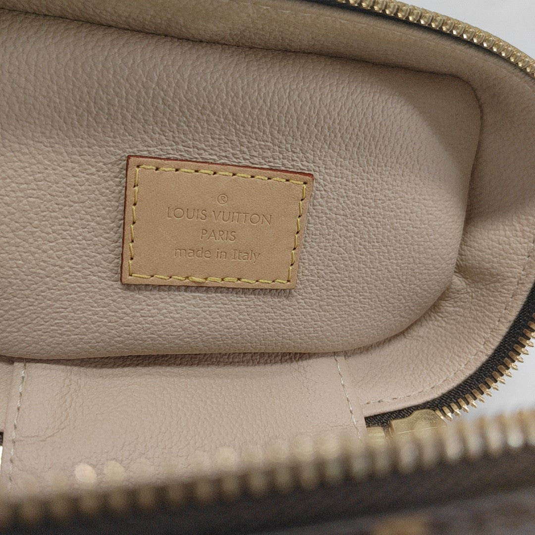 NICE Super Mini Monogram Coated Canvas Brown
