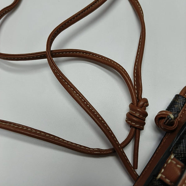 TRIOMPHE Mini Coated Canvas Brown