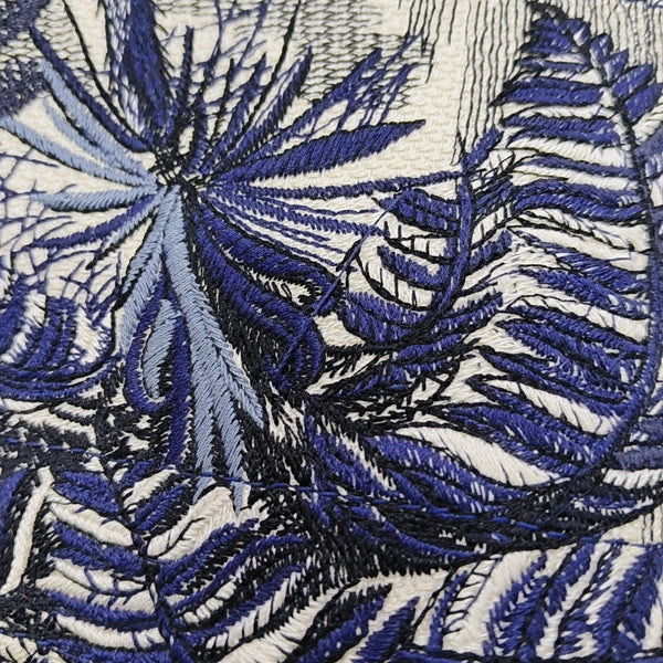 Book Tote Large Fabric Blue