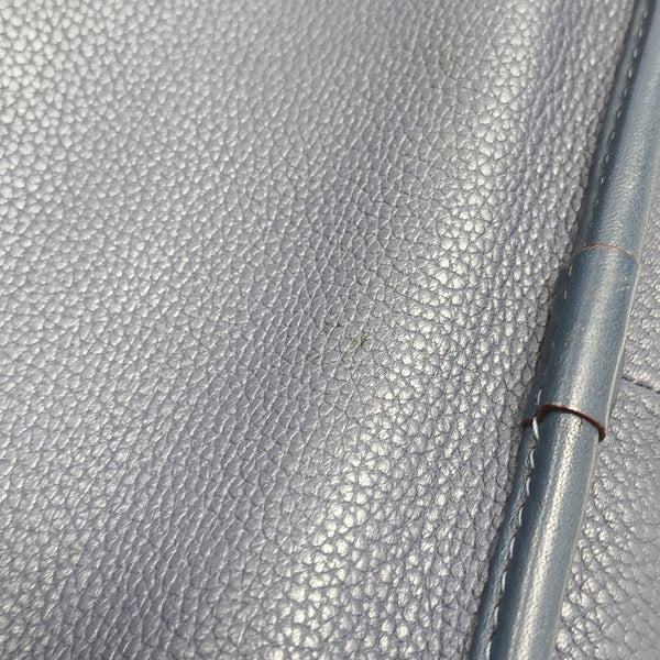 Calfskin Top Handle Bag Blue