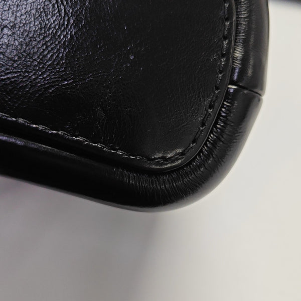 GABRIELLE Small Quilted Calfskin Black