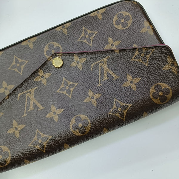 FÉLICIE Monogram Coated Canvas Brown