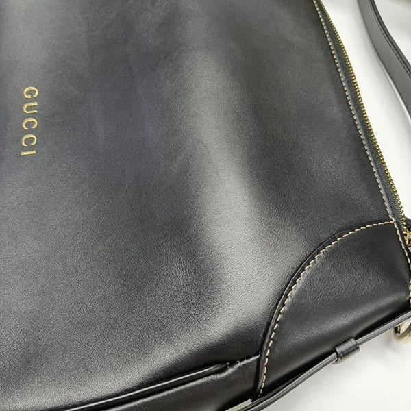 GG Emblem Medium Calfskin Black