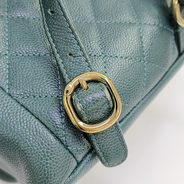 DUMA Quilted Calfskin Green