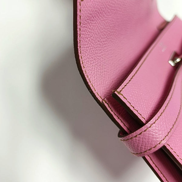 Authenticated pre-owned  Kelly Epsom Pink Wallet - Wallet at Looply