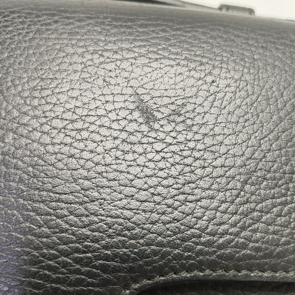 Interlocking G Large Calfskin Black