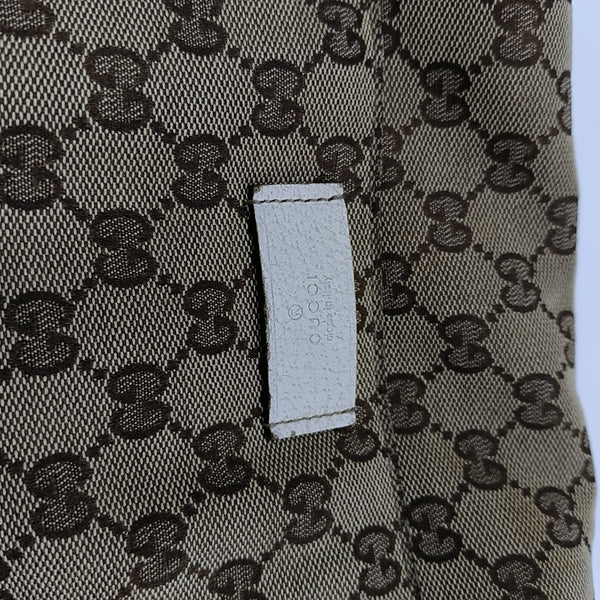 Monogram Canvas Shoulder Bag Beige