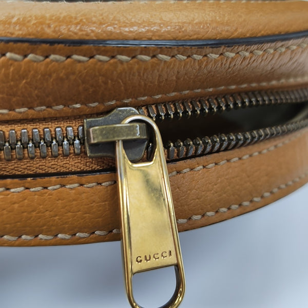 Disney X Gucci Monogram Coated Canvas Brown