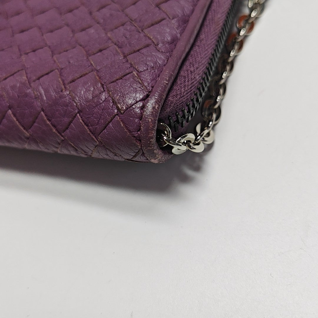 Lambskin Wallet Purple