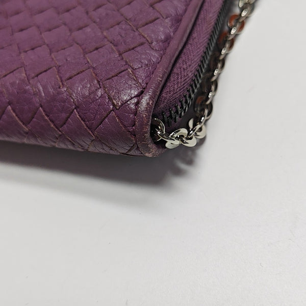 Lambskin Wallet Purple
