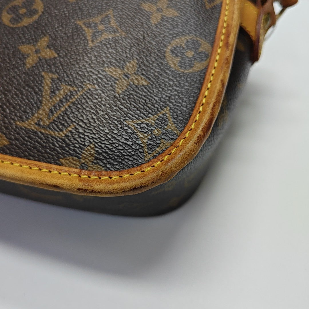 SOLOGNE PM Monogram Coated Canvas Brown