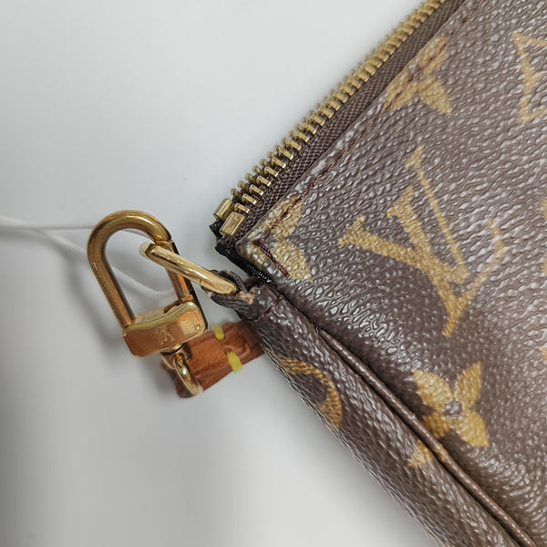 ACCESSOIRES Monogram Coated Canvas Brown