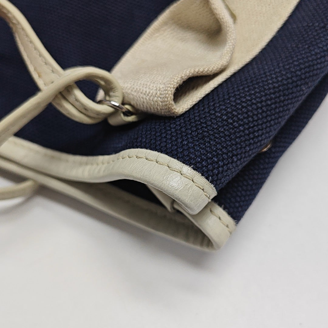 Navy Canvas Blue
