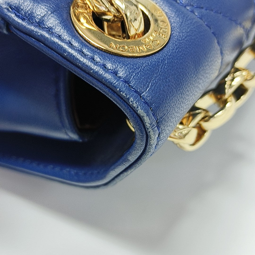 Quilted Lambskin Blue