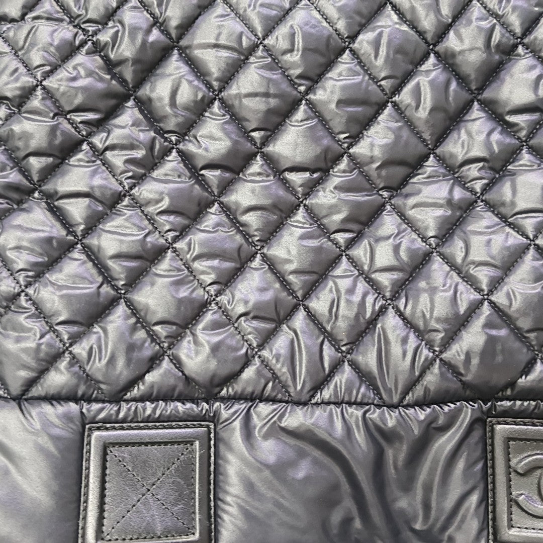 COCO COCOON Quilted Nylon Black