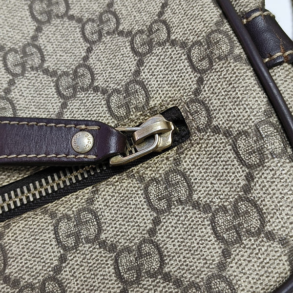 GG Supreme Monogram Coated Canvas Black