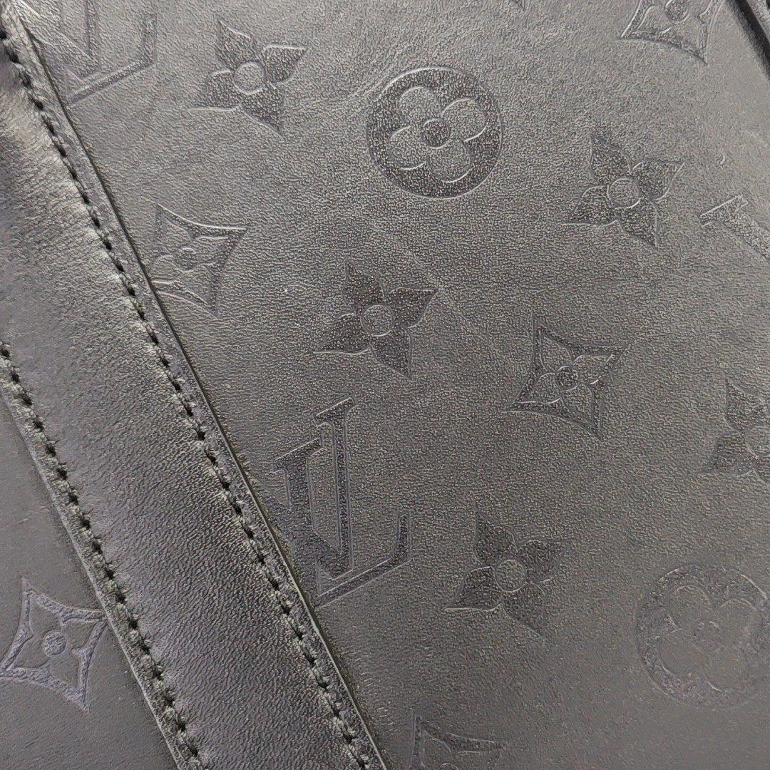 VERY MM Monogram Calfskin Black