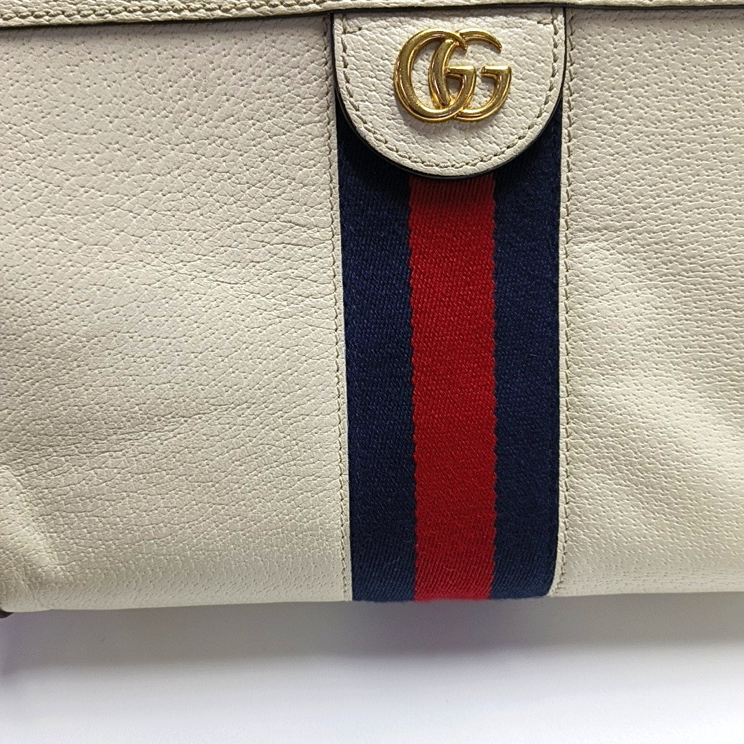 Ophidia Small Calfskin White