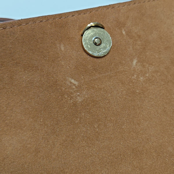 Calfskin Shoulder Bag Brown