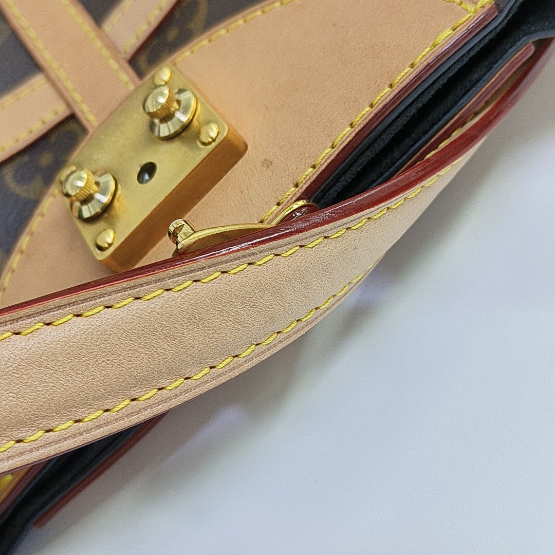DUFFLE Monogram Coated Canvas Brown