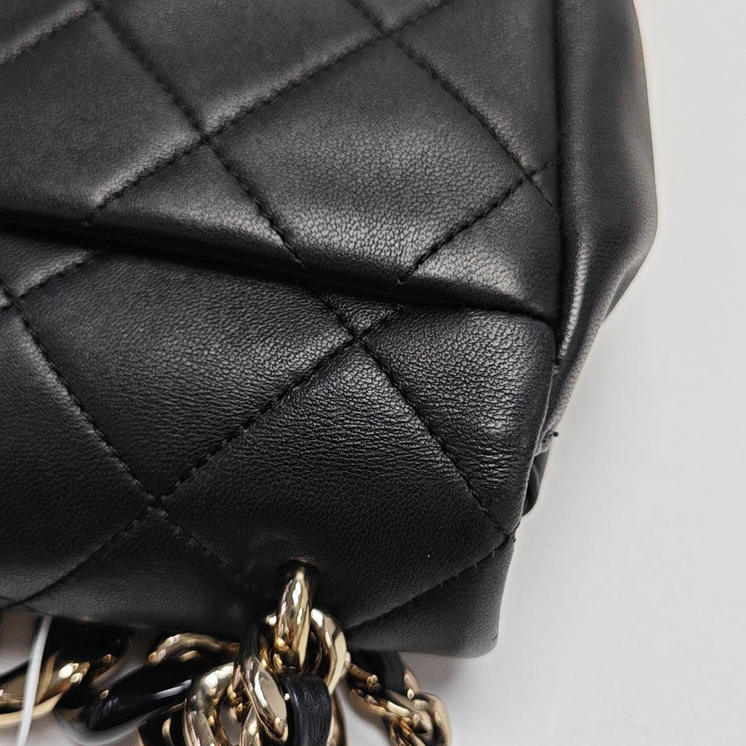 Quilted Lambskin Black