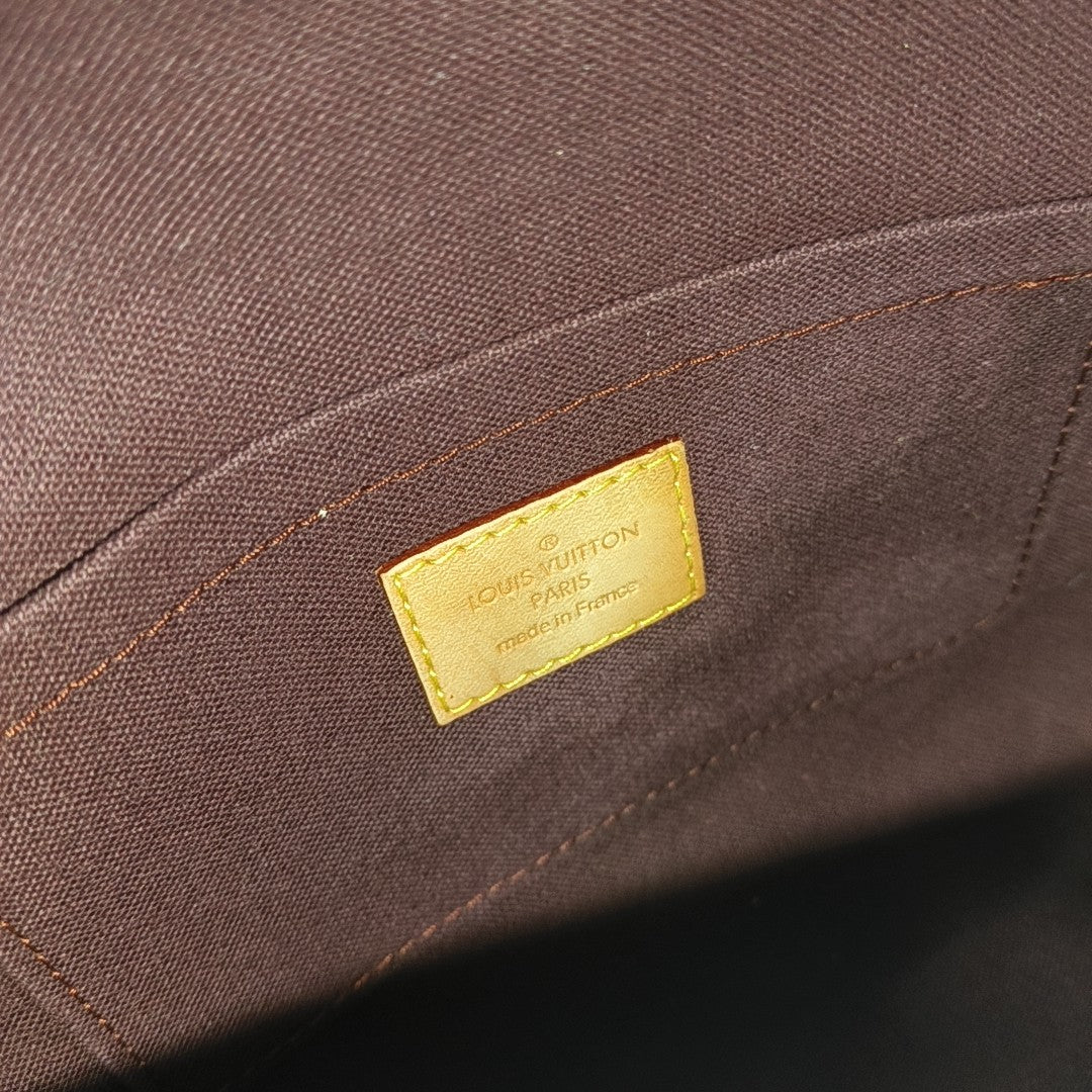 FAVORITE MM Monogram Coated Canvas Brown