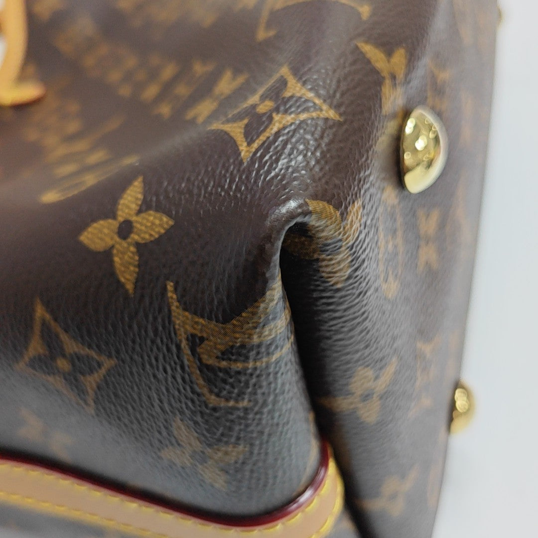 CARRYALL PM Monogram Coated Canvas Brown