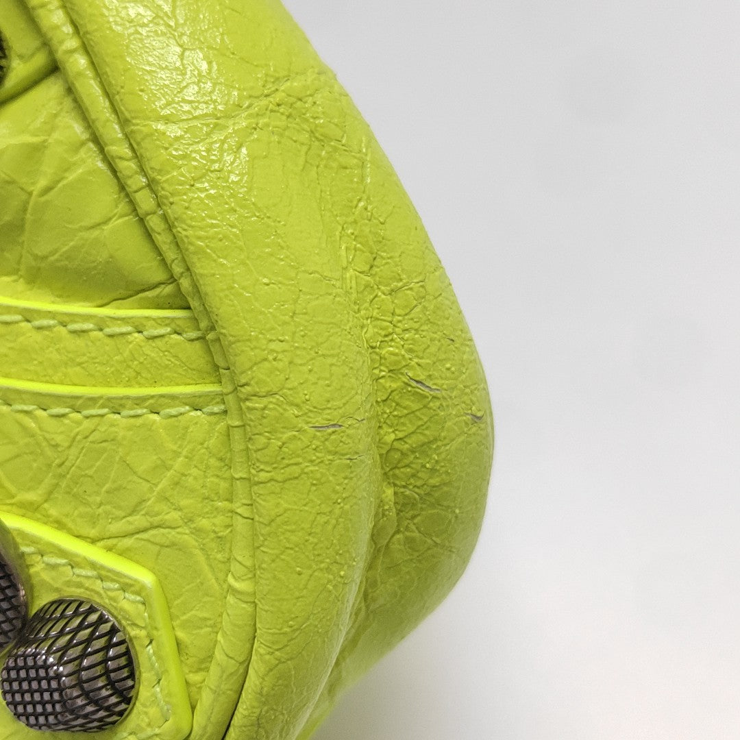 Le Cagole Mini Calfskin Green