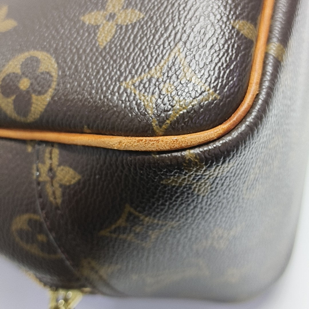 DEAUVILLE Monogram Coated Canvas Brown