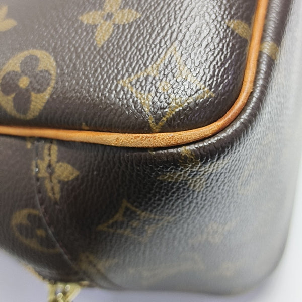 DEAUVILLE Monogram Coated Canvas Brown
