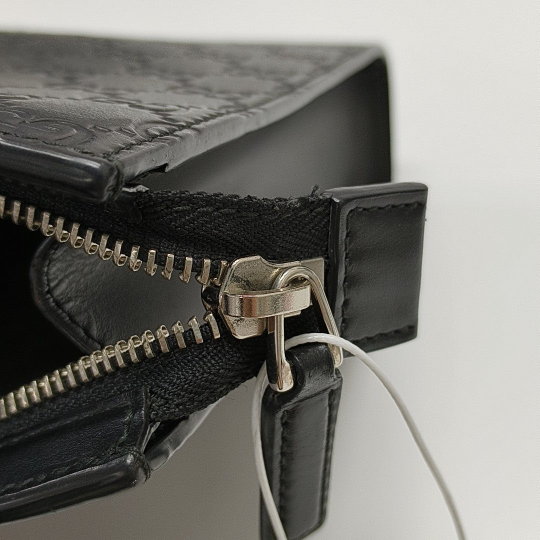 Signature Monogram Calfskin Black