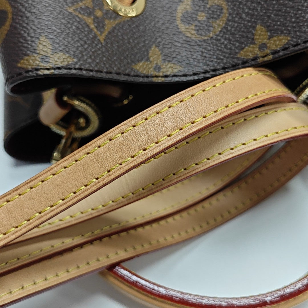 NÉONOÉ BB Monogram Coated Canvas Brown